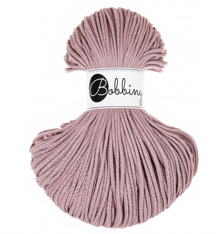 Junior 3mm Braided Cord Støvet Lilla