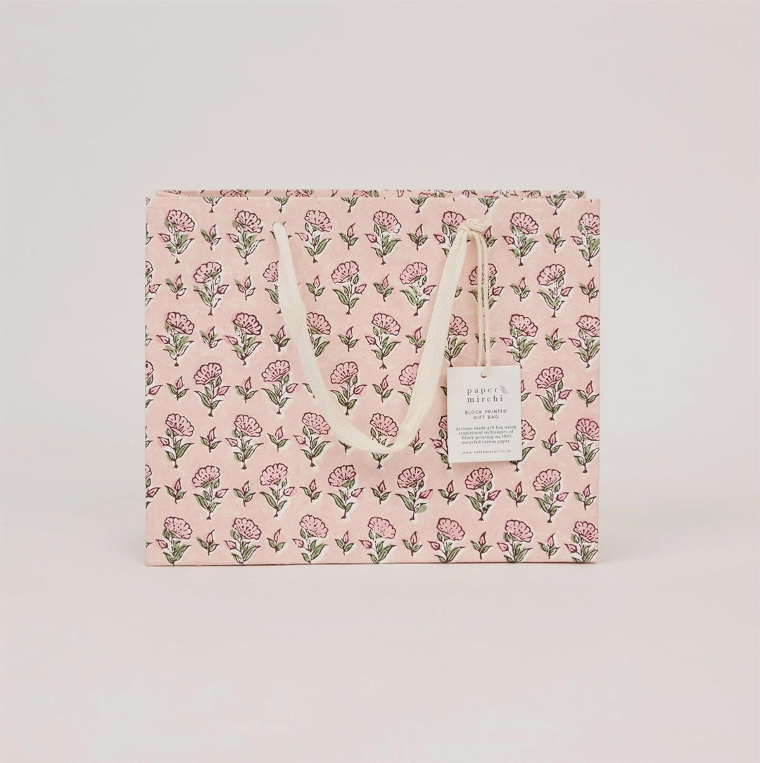 Block Printed Gift Bag