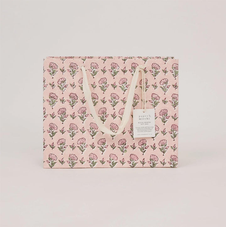 Block Printed Gift Bag