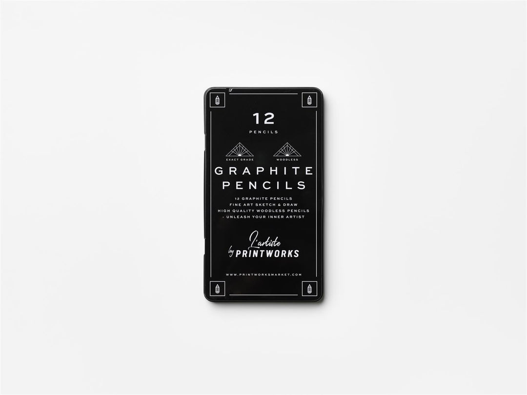 12 Fargeblyanter - Graphite