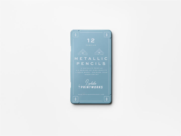 12 Fargeblyanter - Metallic