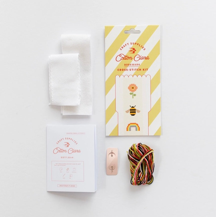 Cross Stitch Bookmark Kit - Nature Rainbow