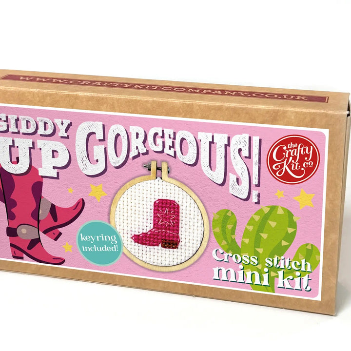 Mini Broderingskit Giddy Up Gorgeous!