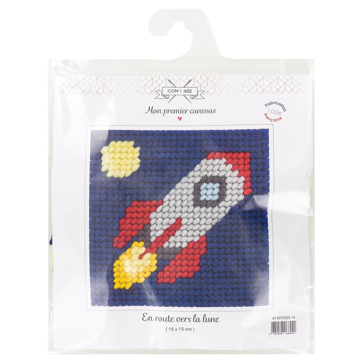 Broderingskit Barn Rakett