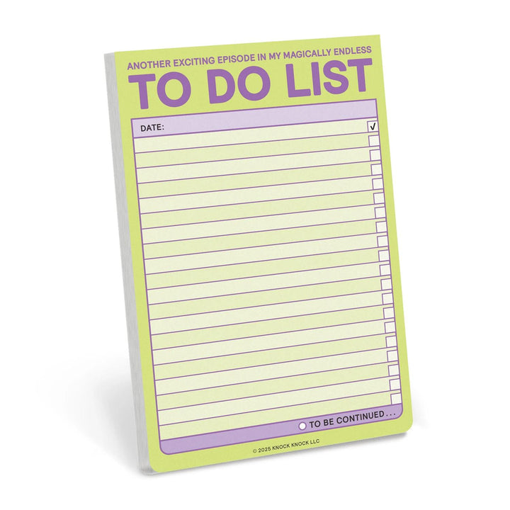 Endless To Do List Notes