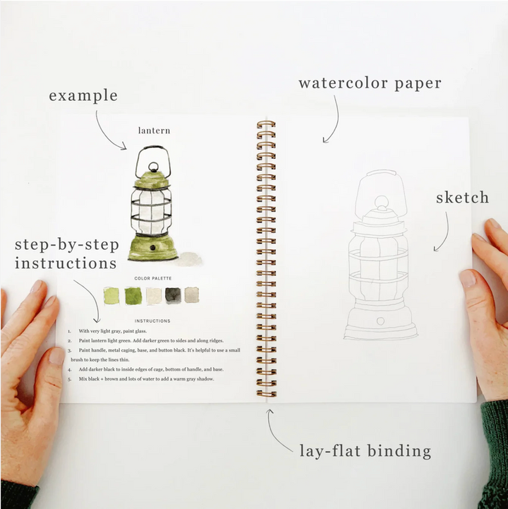 Watercolor Workbook Camping
