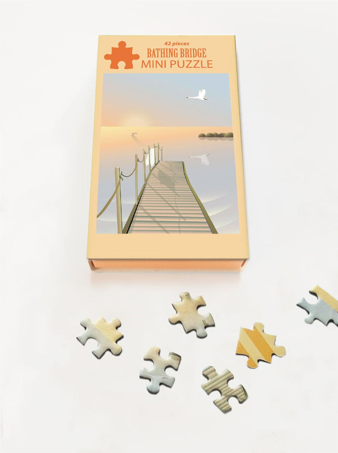 Bathing Bridge Mini Puzzle - 42 brikker