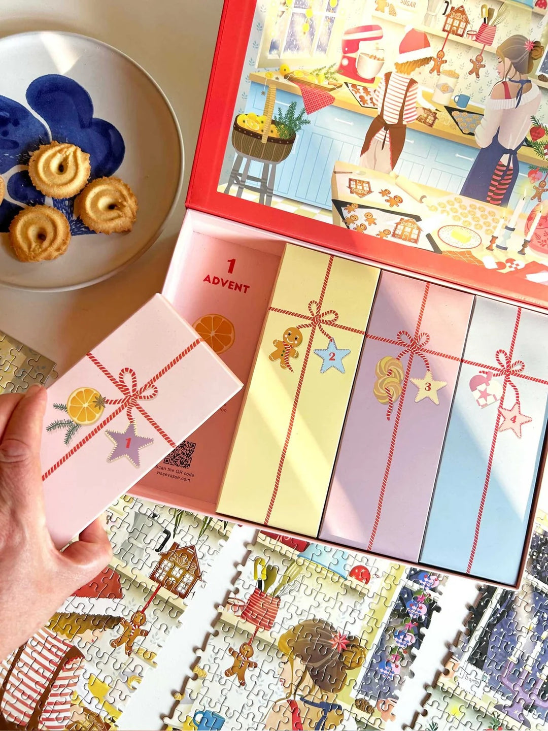 Sweet Christmas Adventskalender - 1000 Brikker