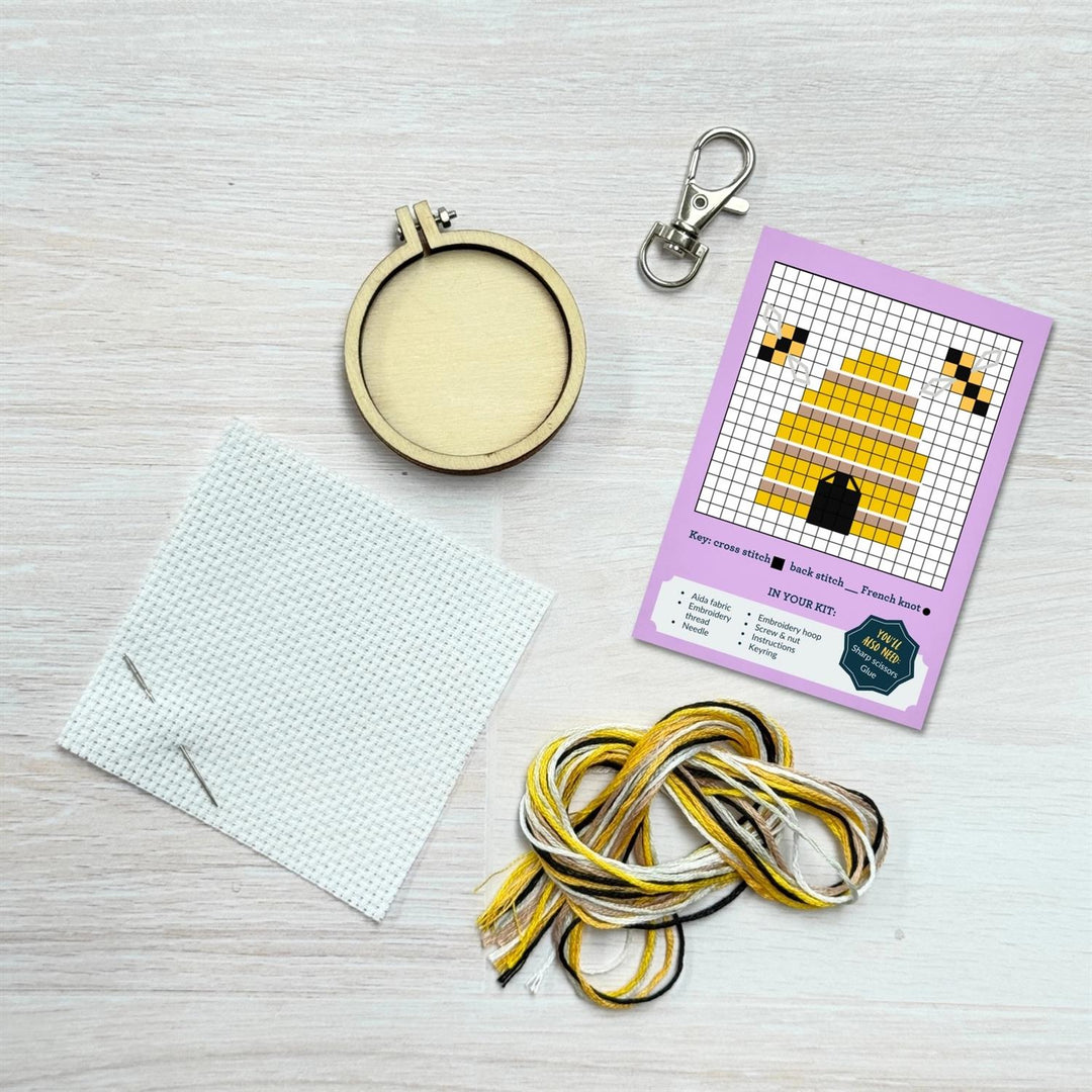 Mini Broderingskit Hive Got Your Back!