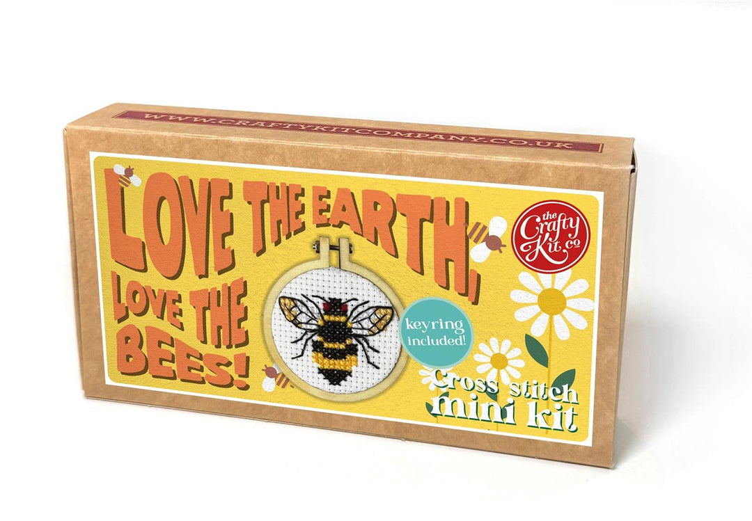 Mini Broderingskit Love The Earth Love The Bees