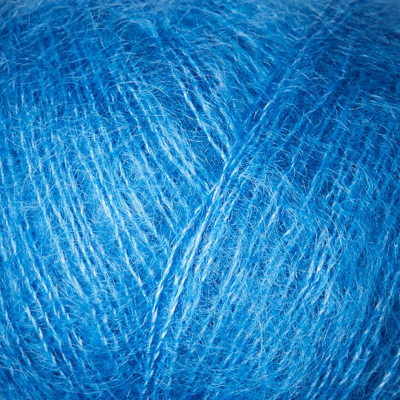 Soft Silk Mohair - Valmueblå