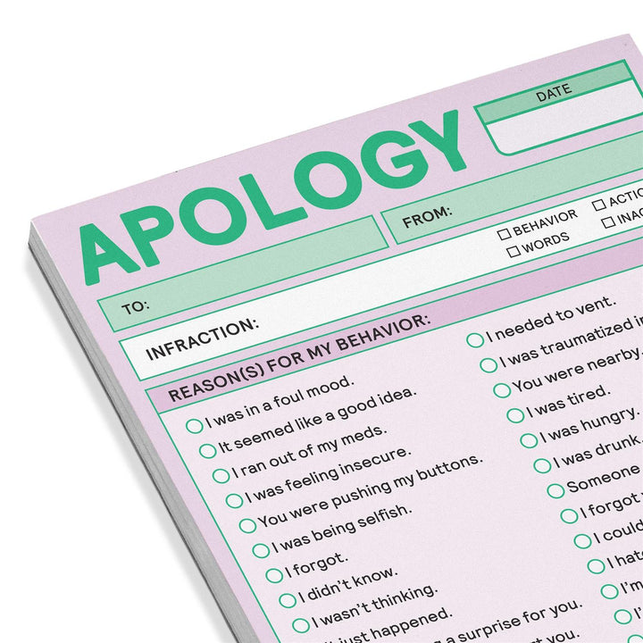 Apology Note