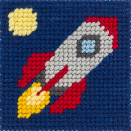 Broderingskit Barn Rakett