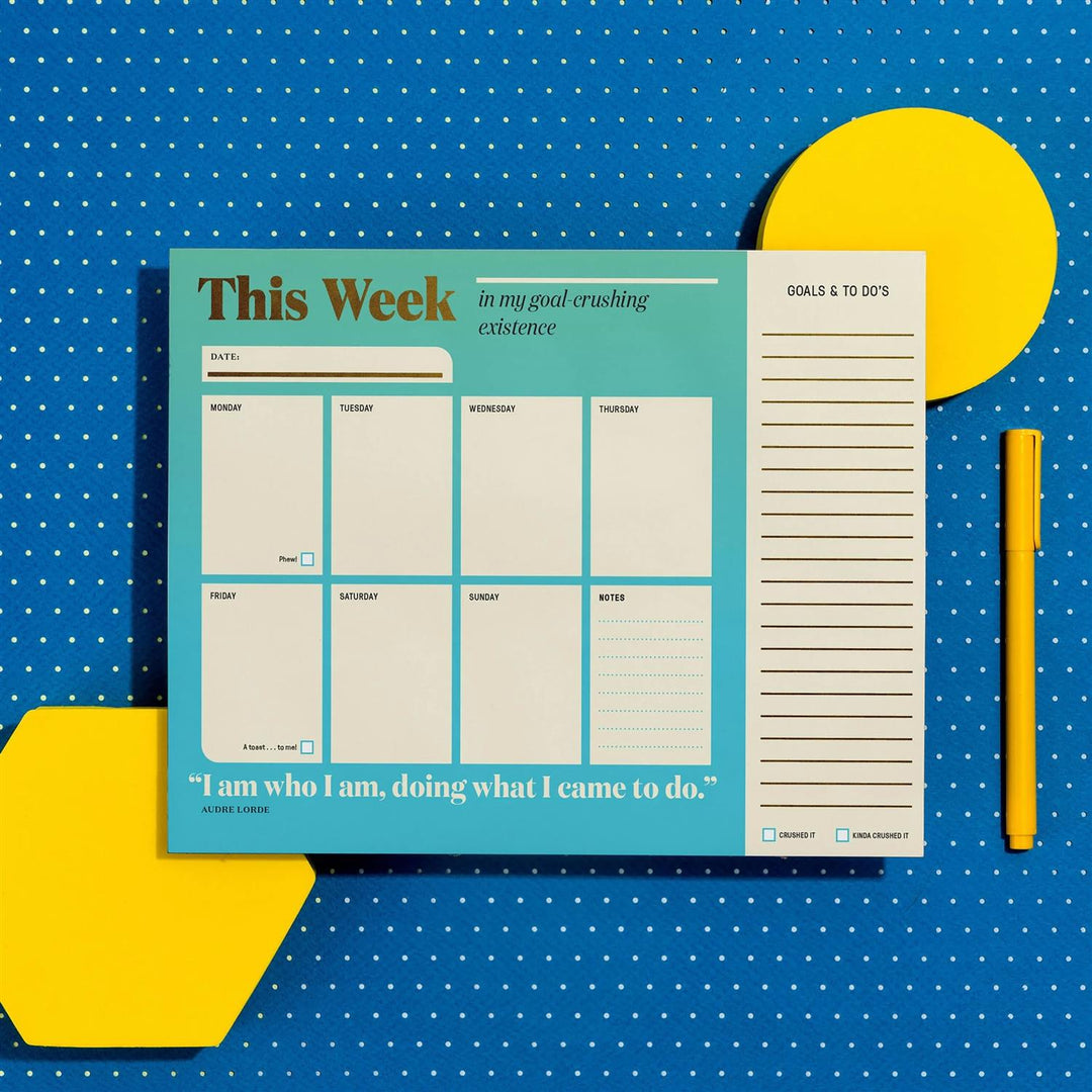 Crush Your Goals This Week Planner