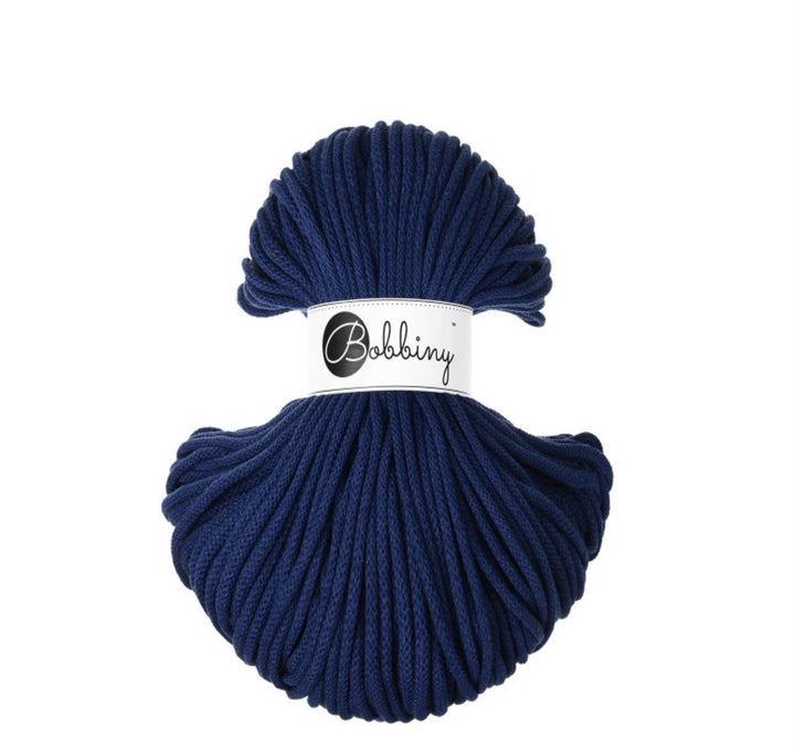 Premium 5mm Braided Cord Blekkblå