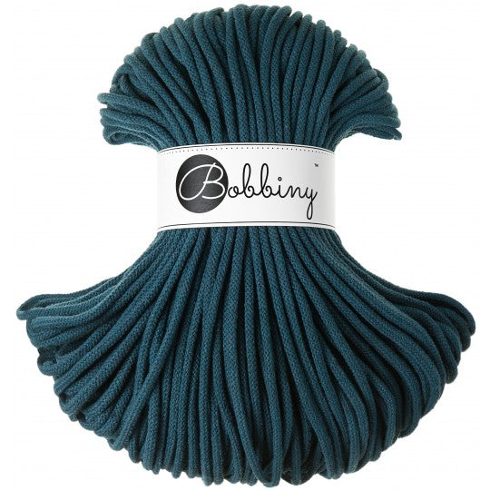 Premium 5mm Braided Cord Påfugl