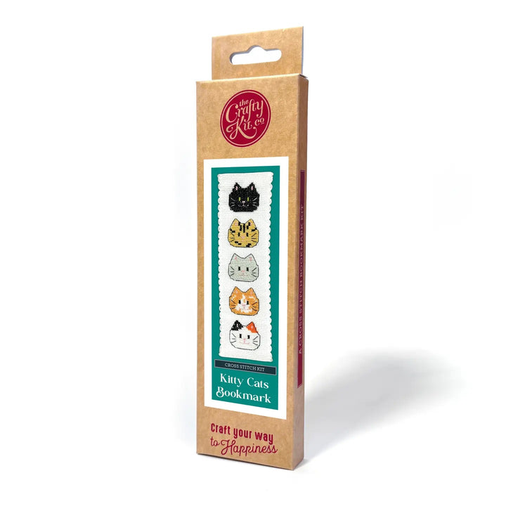 Broderingskit Bokmerke Kitty Cats