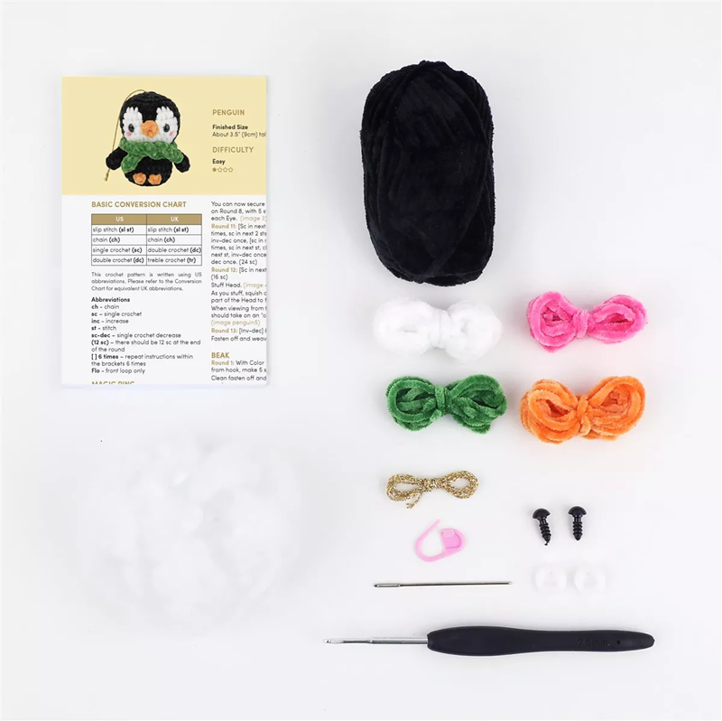 Pia The Penguin Hekle kit