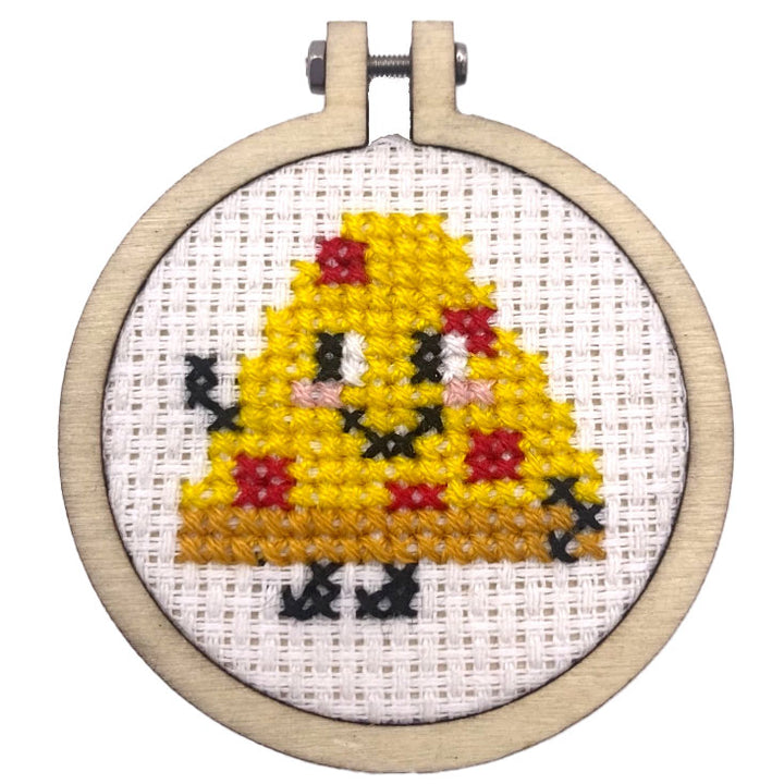 Mini Broderingskit Take A Pizza My Heart