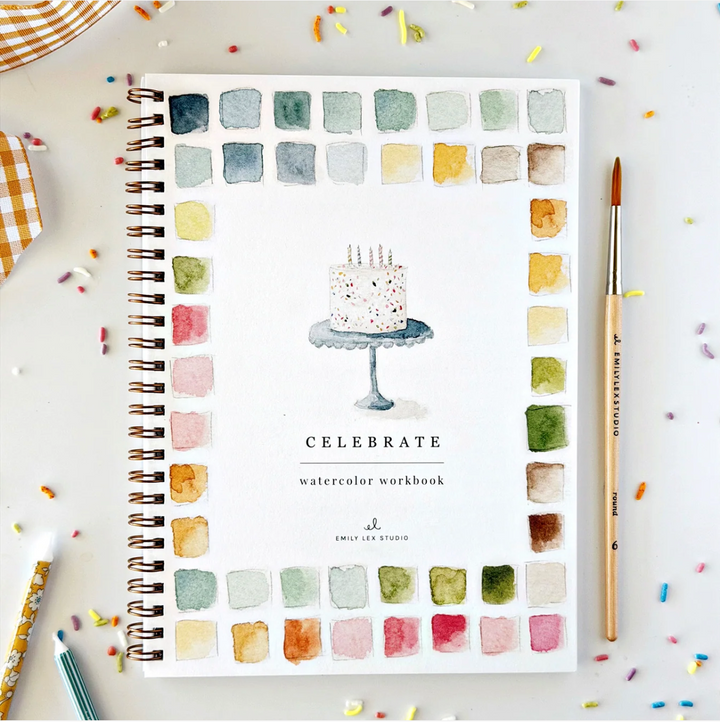 Watercolor Workbook Celebrate