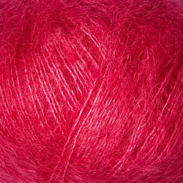 Soft Silk Mohair - Rosa Prestekrage