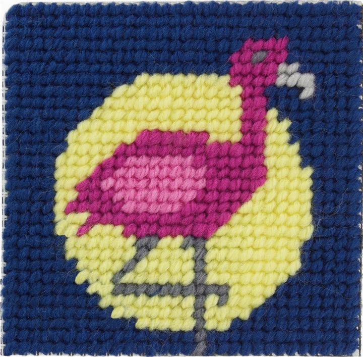 Broderingskit Barn Flamingo