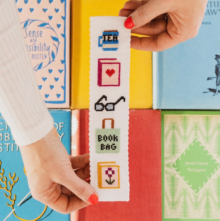 Cross Stitch Bookmark Kit - Bookish