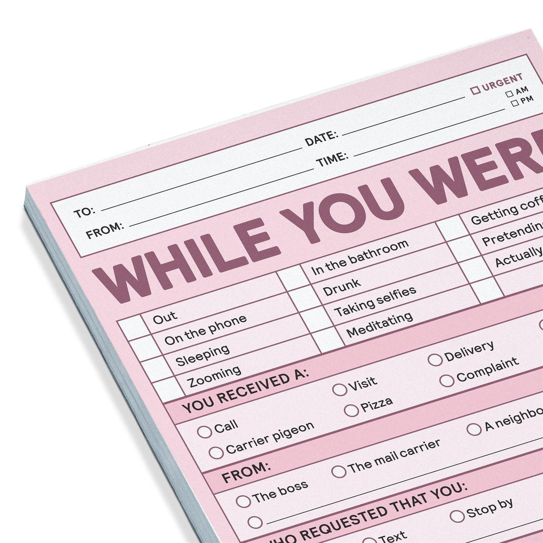 While You Were Note