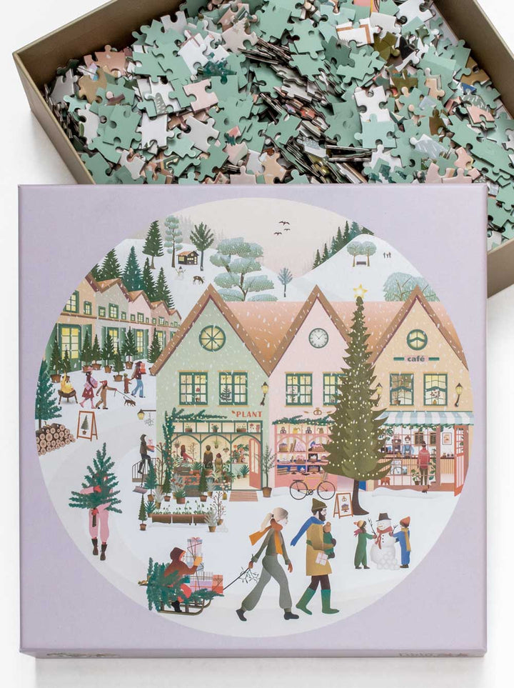 White Christmas - puzzle 1000pcs