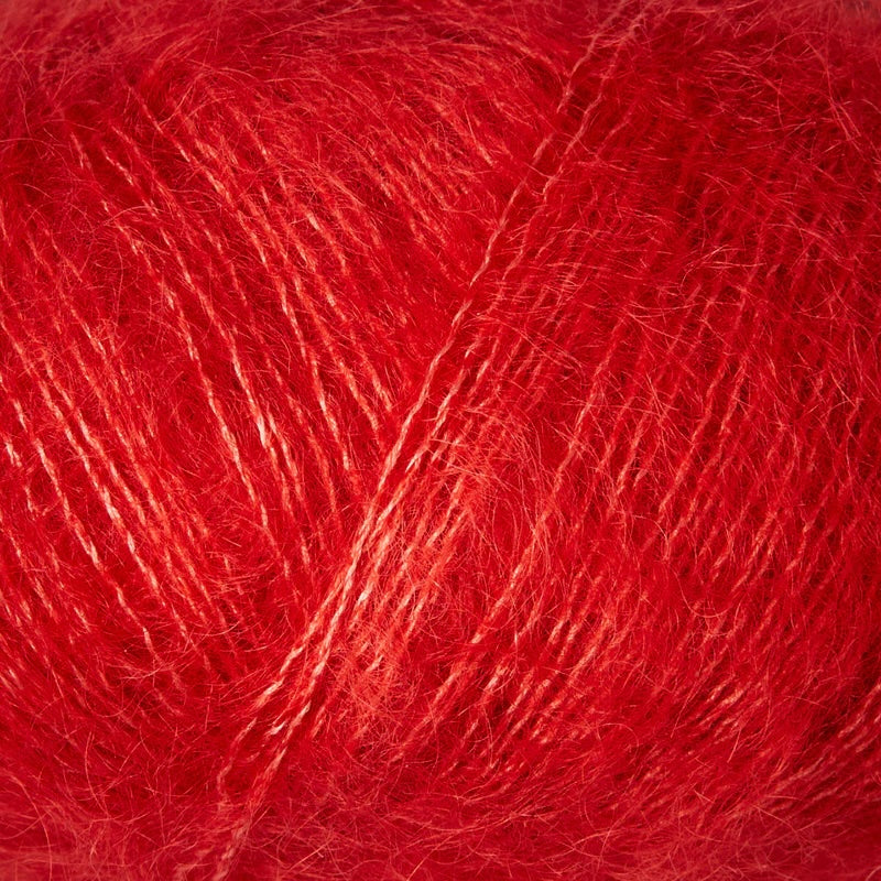Soft Silk Mohair - Ripsrød