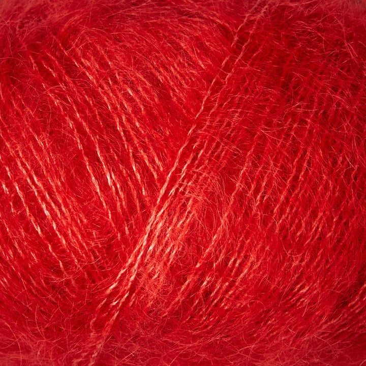 Soft Silk Mohair - Ripsrød