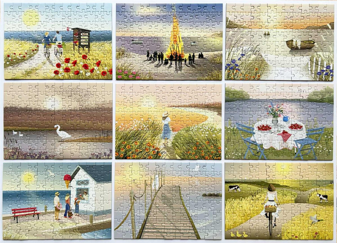 Summer Moments Puzzle box - 9 X 104 brikker