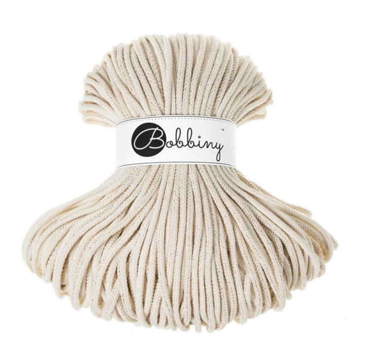 Premium 5mm Braided Cord Glitter Natural