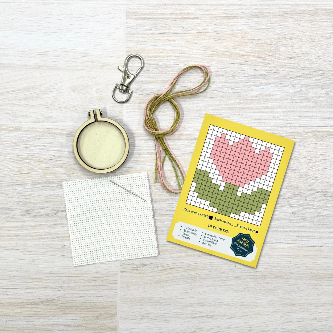 Mini Broderingskit You Are Blooming Lovely!