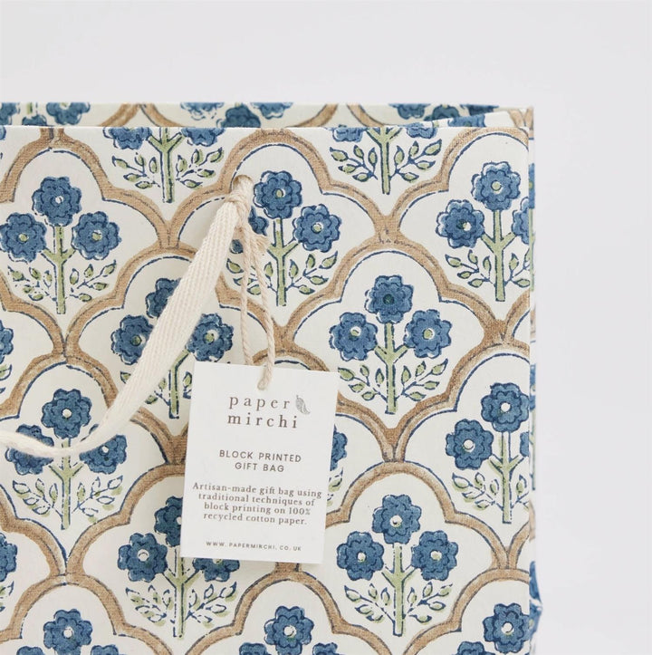 Block Printed Gift Bag
