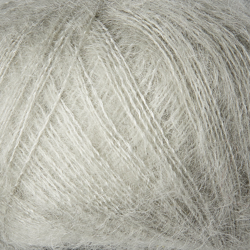 Soft Silk Mohair - Perlegrå