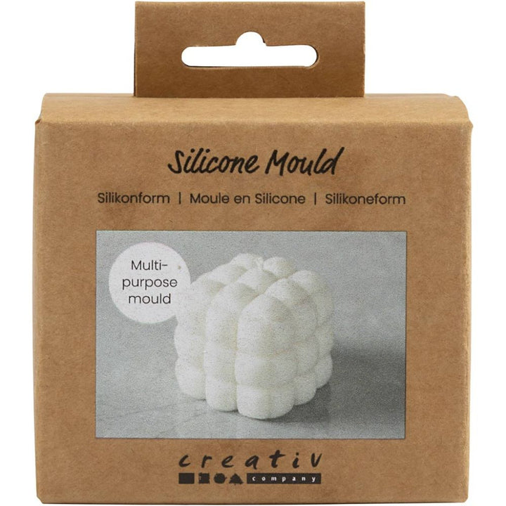 Silikonform Boblefirkant Stor