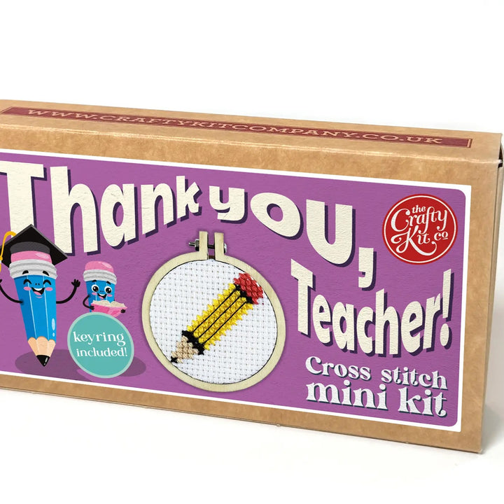 Mini Broderingskit Thank You Teacher