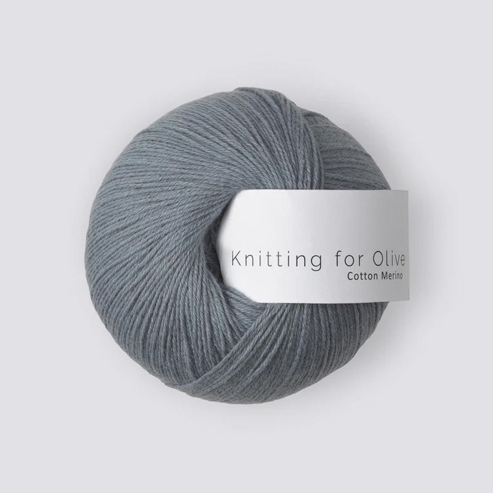 Cotton Merino - Elefantblå