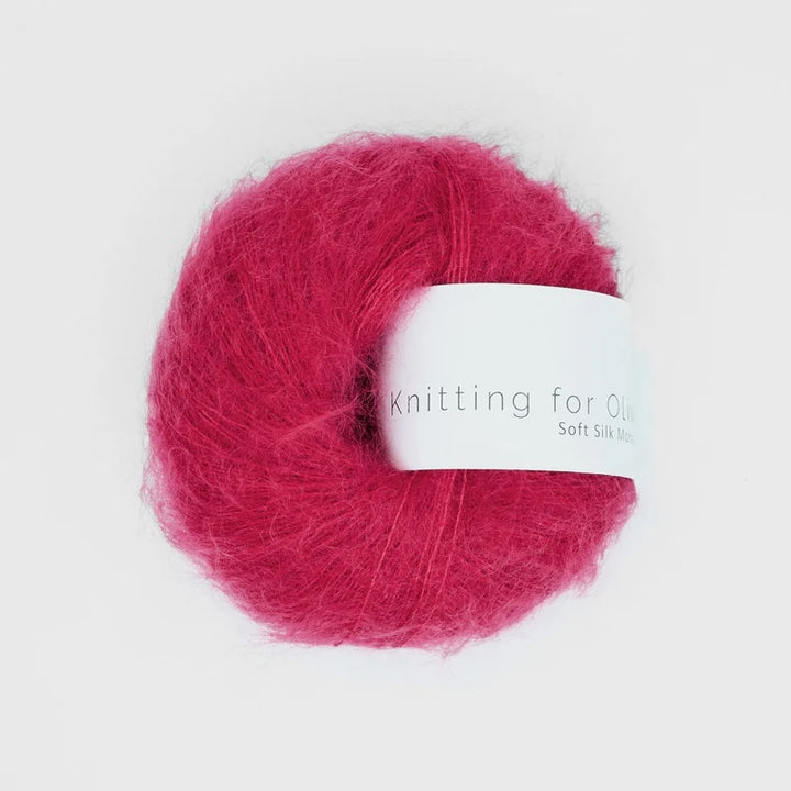 Soft Silk Mohair - Bringebær