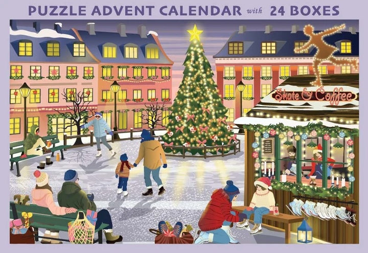 Skate & Coffee Adventskalender - 1000 Brikker