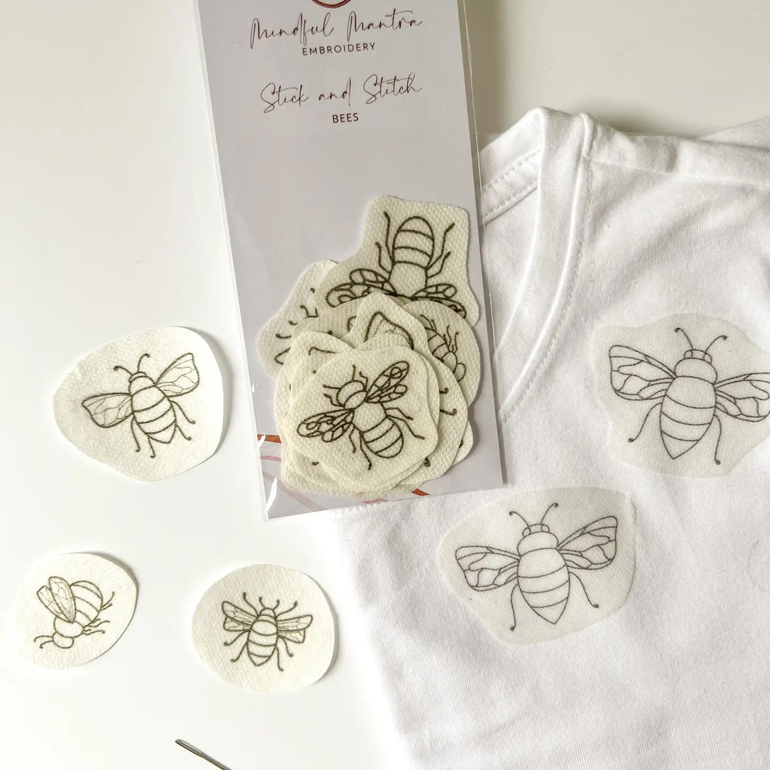 Stick and Stitch Broderi Bees