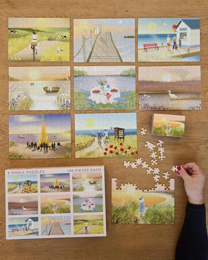 Summer Moments Puzzle box - 9 X 104 brikker