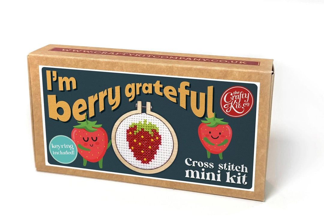 Mini Broderingskit I´m Berry Grateful