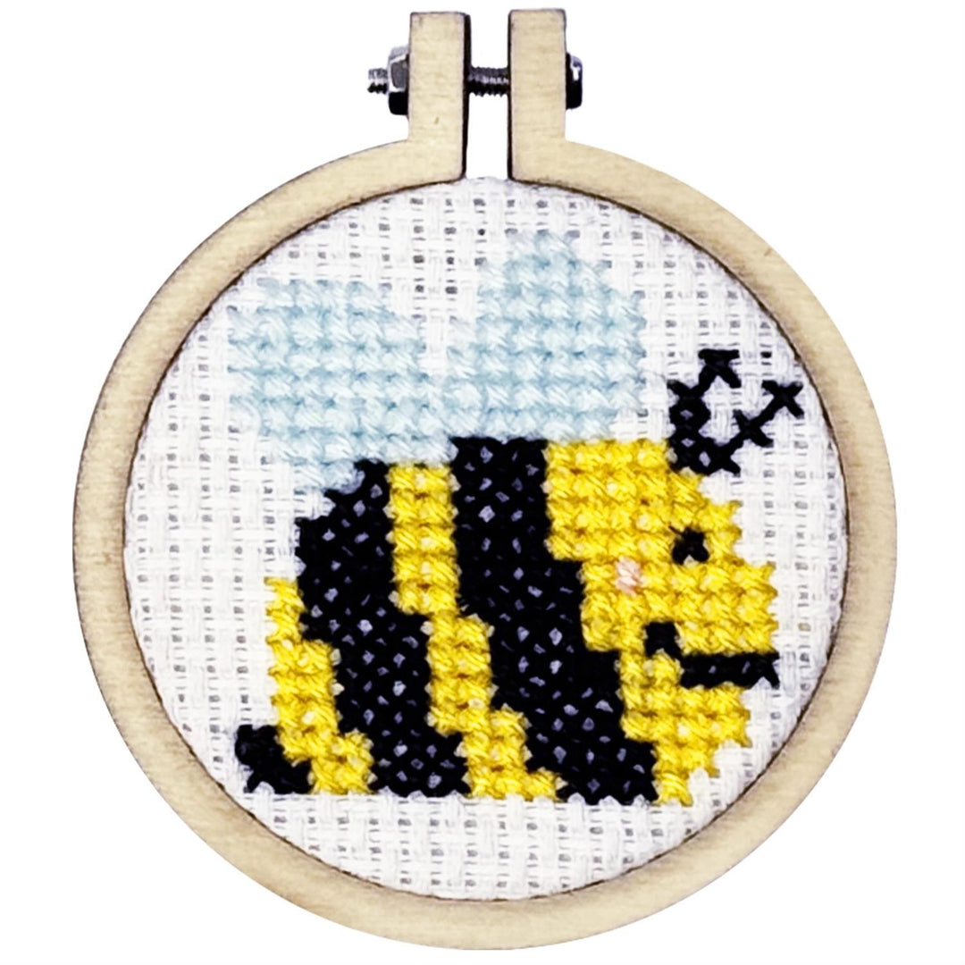 Mini Broderingskit Bee Happy