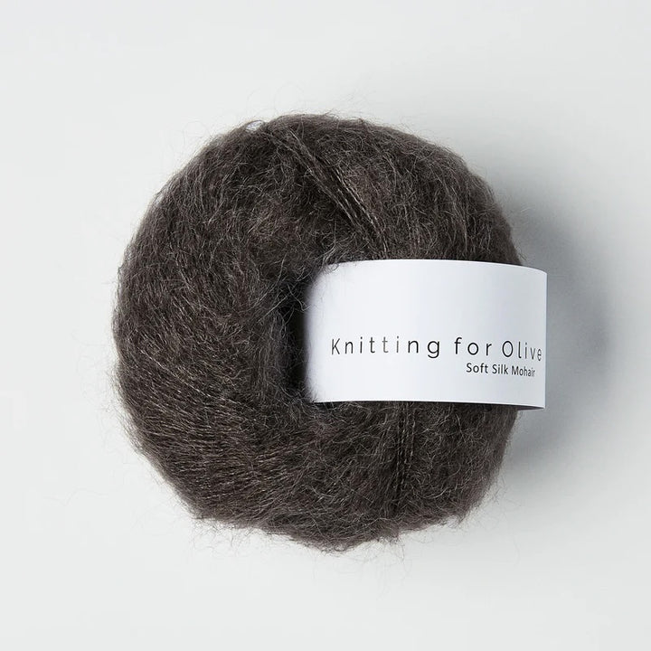 Soft Silk Mohair - Mørk Elg