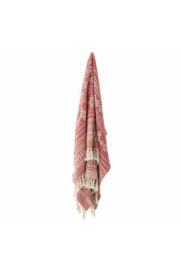 Oia Pledd 160x130cm Rosa