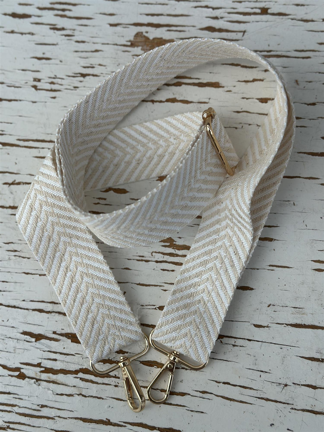 Skulderreim Herringbone Beige