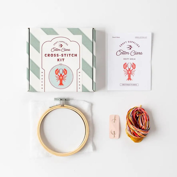 Cross Stitch Kit Lobster
