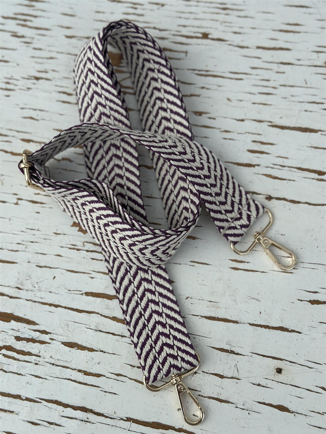 Skulderreim Herringbone Bordeaux